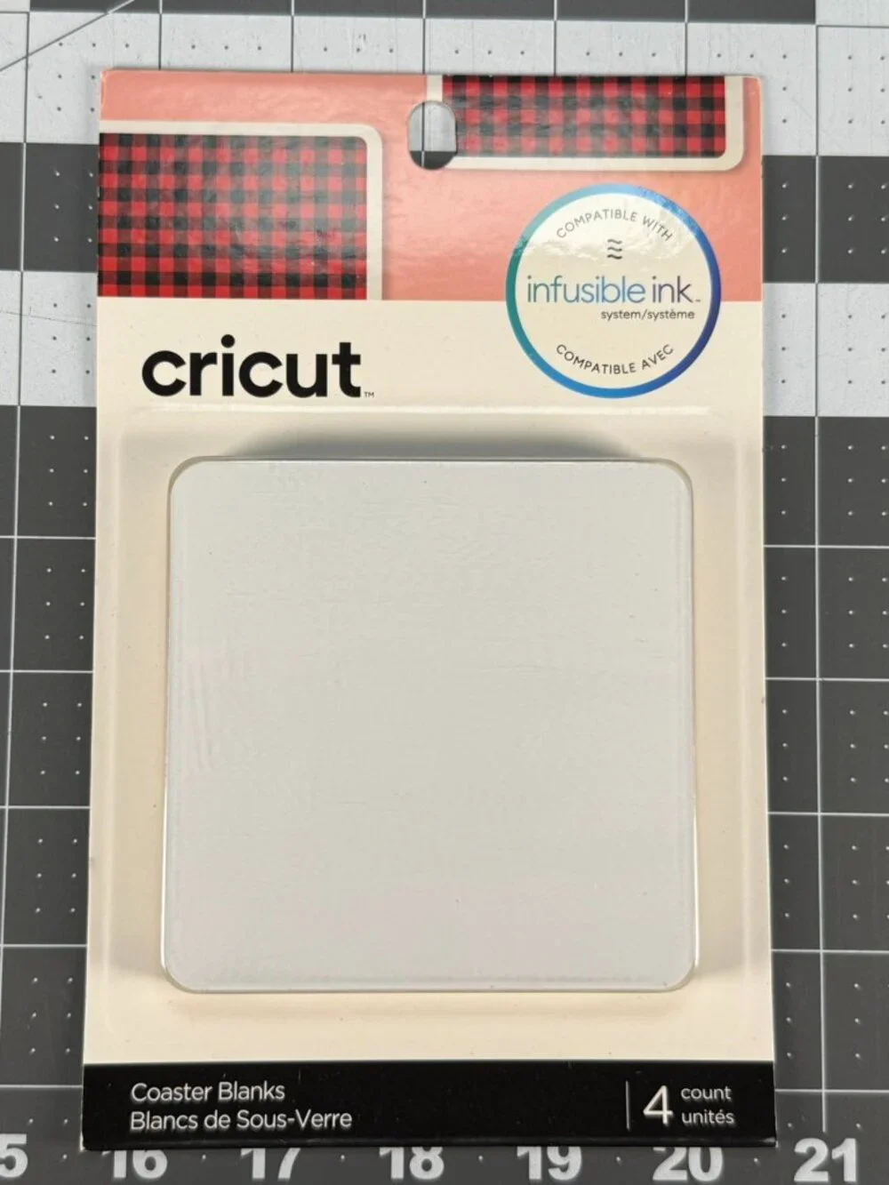 NEW Cricut Square Coaster Blanks 2-Pack Lot - Infusible Ink Sublimation